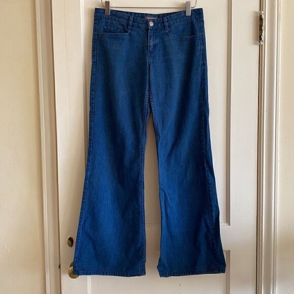 Vintage Levi’s Silvertab Flared Low Rise Bell Bottom Jeans Size 7 Junior - Picture 2 of 11